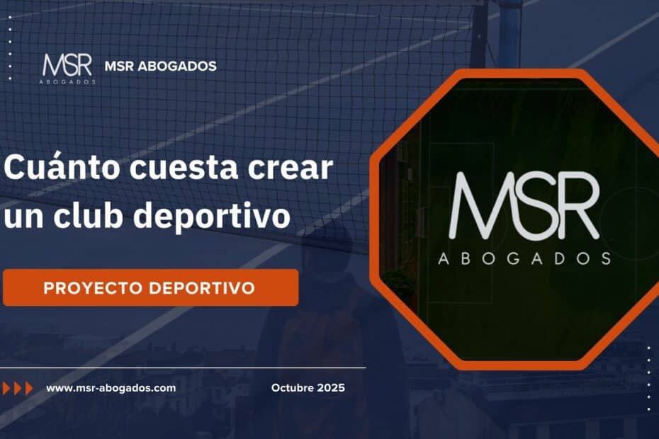 Cuánto cuesta crear un club deportivo en España