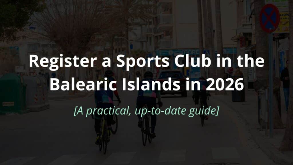 Register a Sports Club in the Balearic Islands