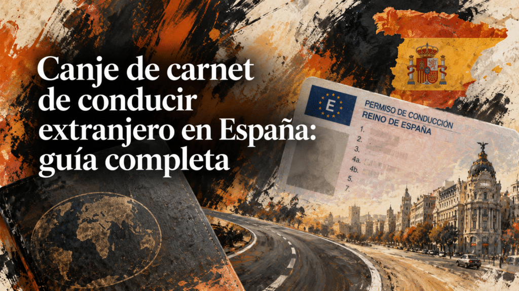 canje carnet de conducir en España