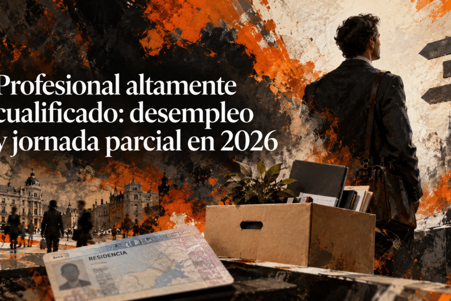 Profesional altamente cualificado en España: desempleo y jornada parcial en 2026