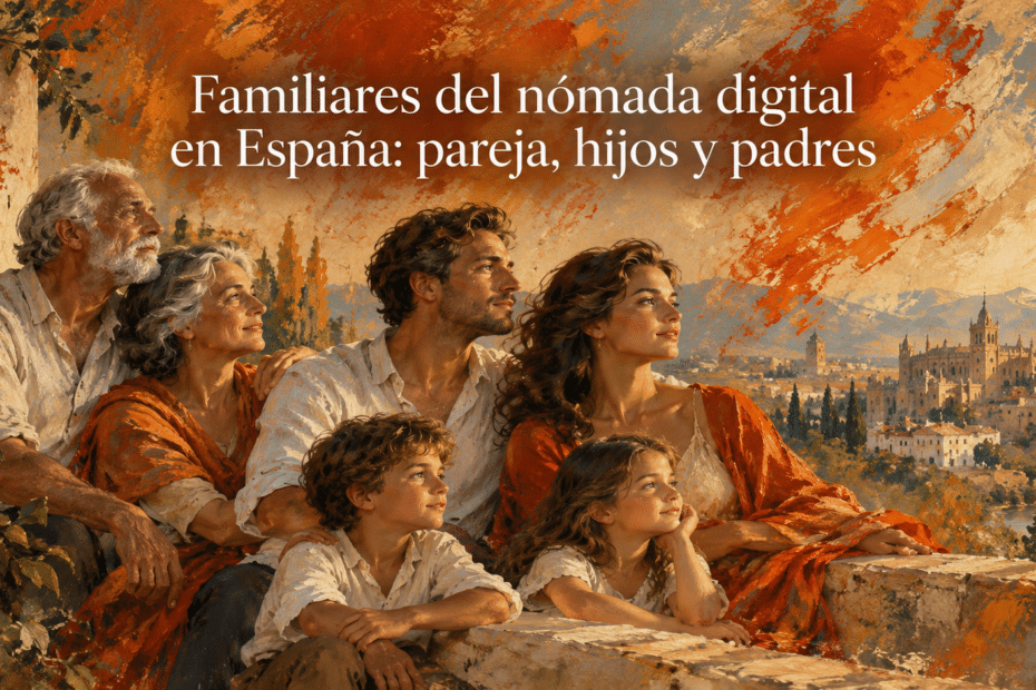 familares del nómada digital en España