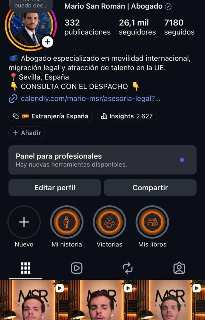 Instagram Mario San Román